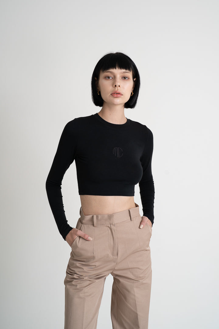High Waist Wide Leg Trousers