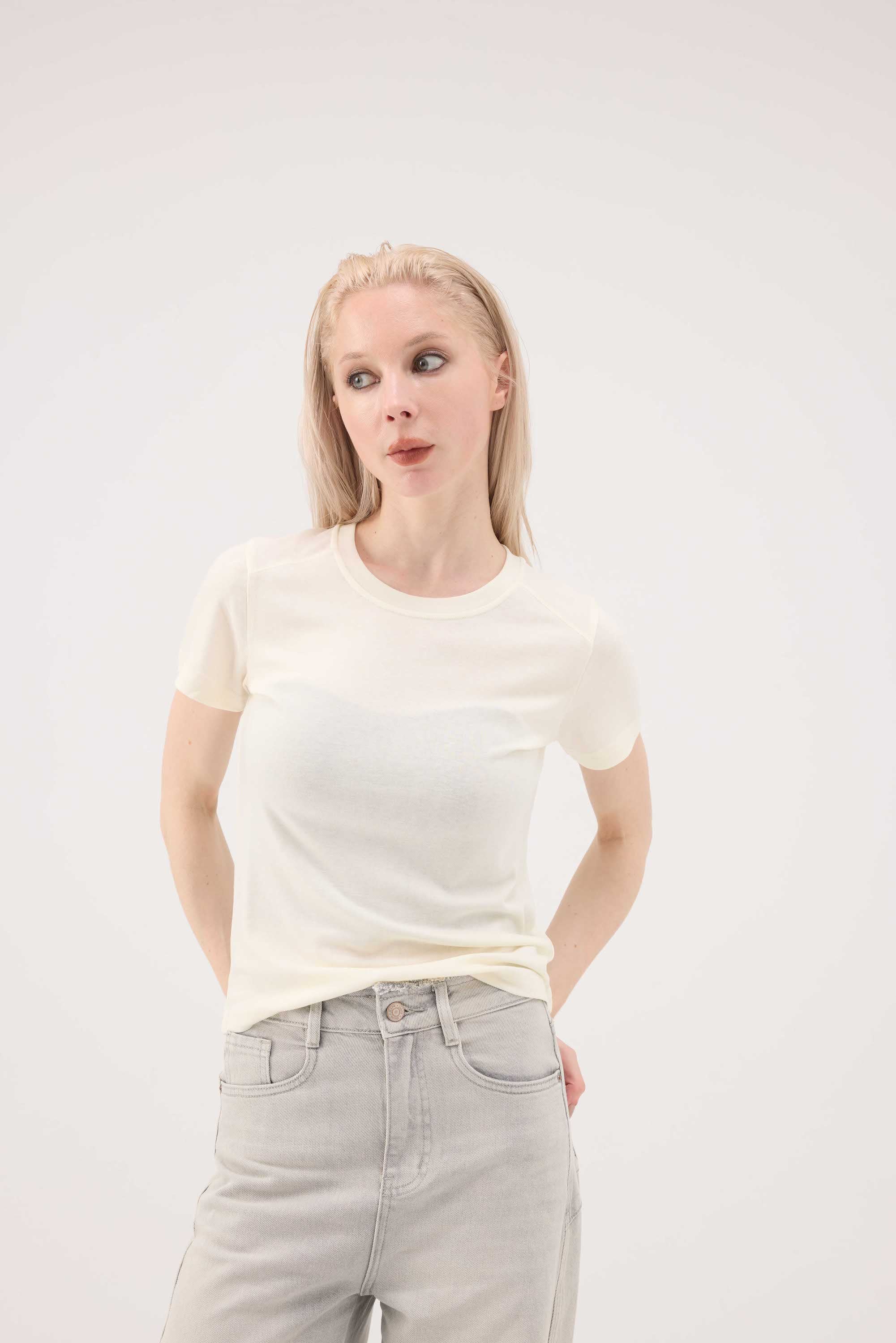 EcoSense Lyocell Merino Blend Tee - Black