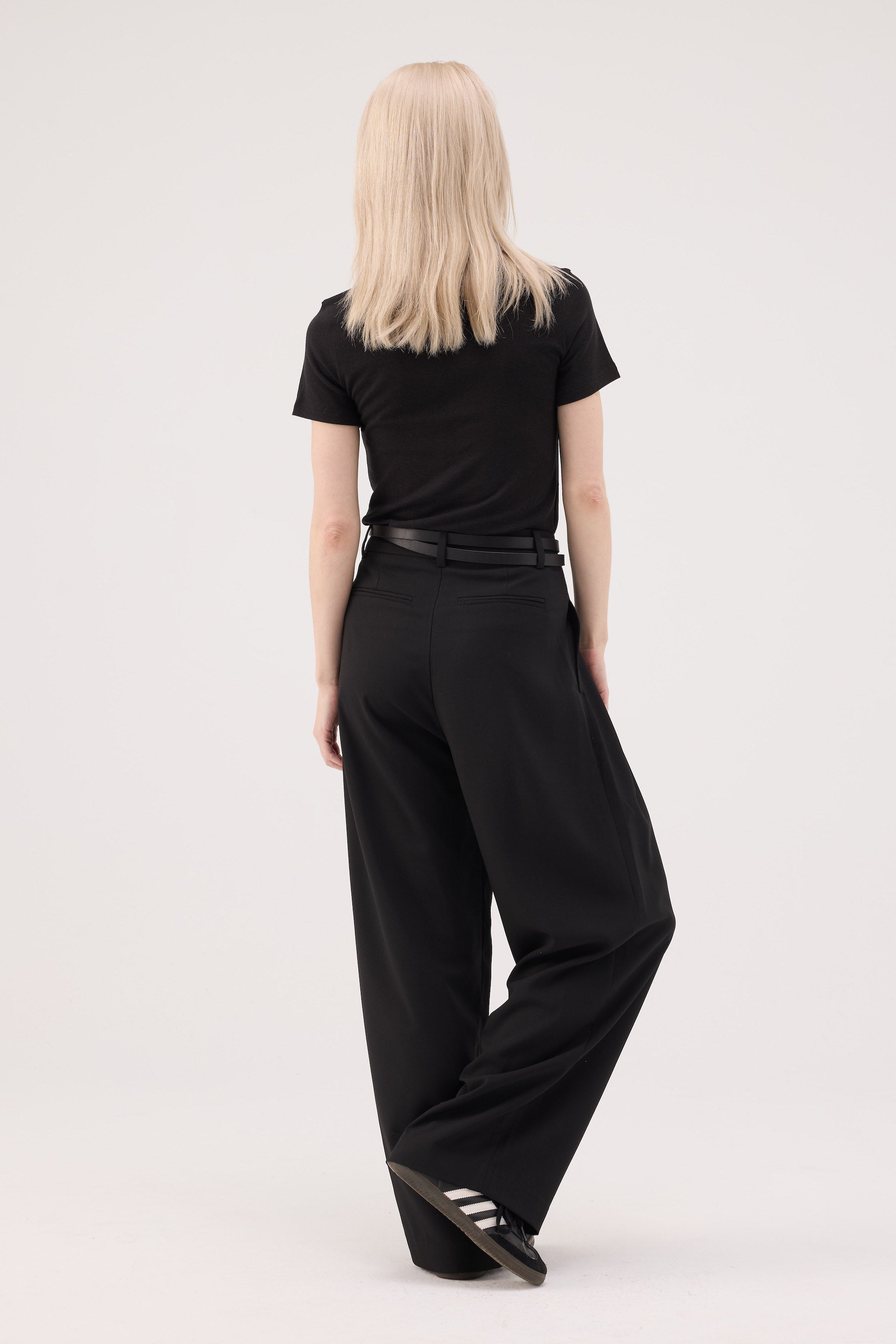 EcoSense Lyocell Merino Blend Tee - Black