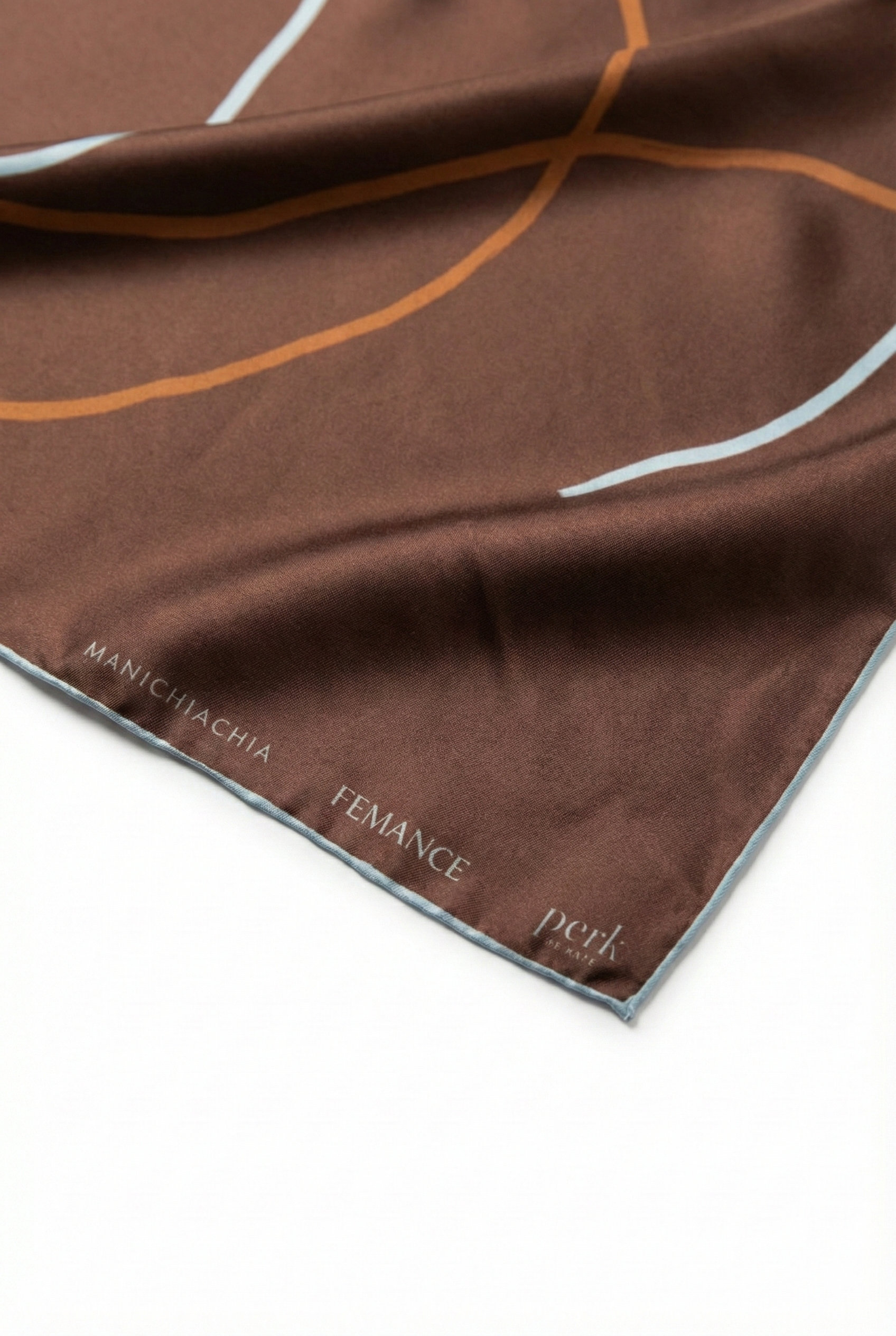 真絲斜紋絲巾 - Drawn —— Between the Lines