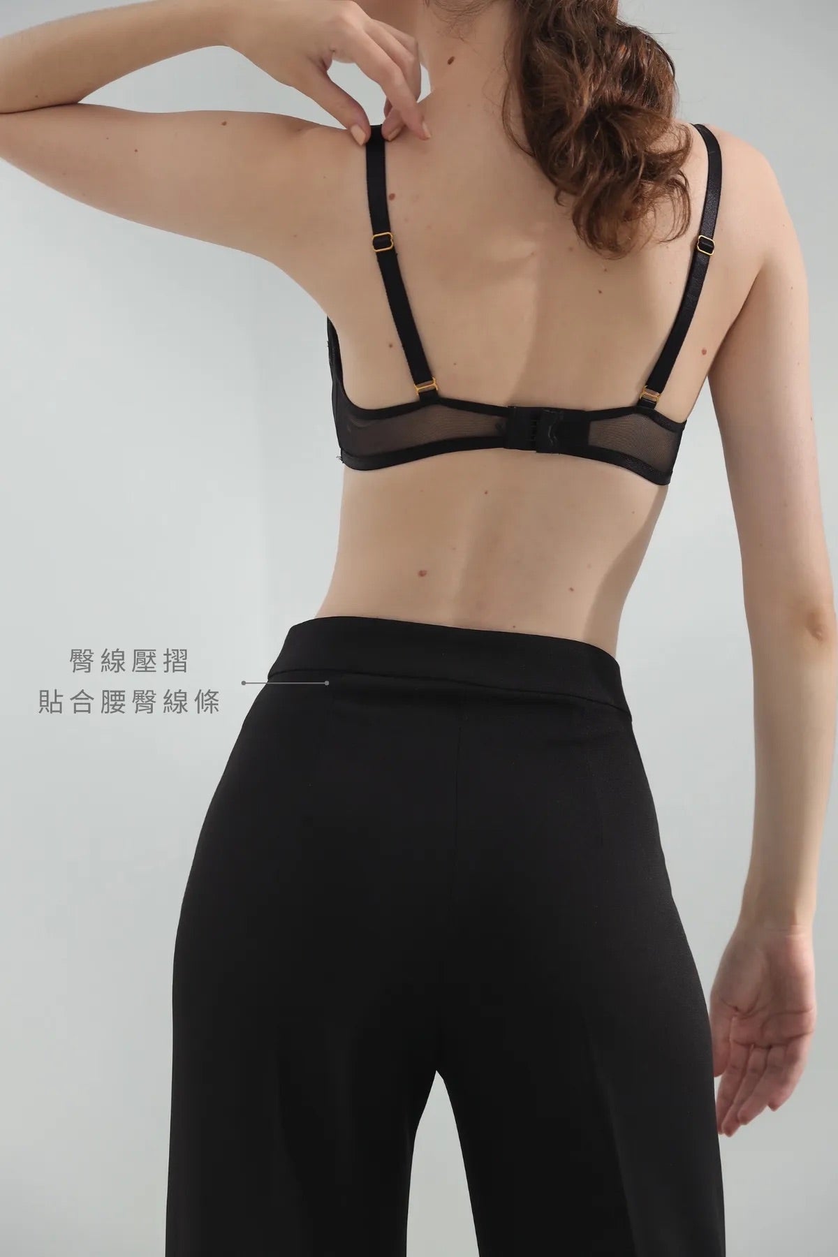 涼感高腰翹臀落地褲 #初代氣場褲 - 淺灰