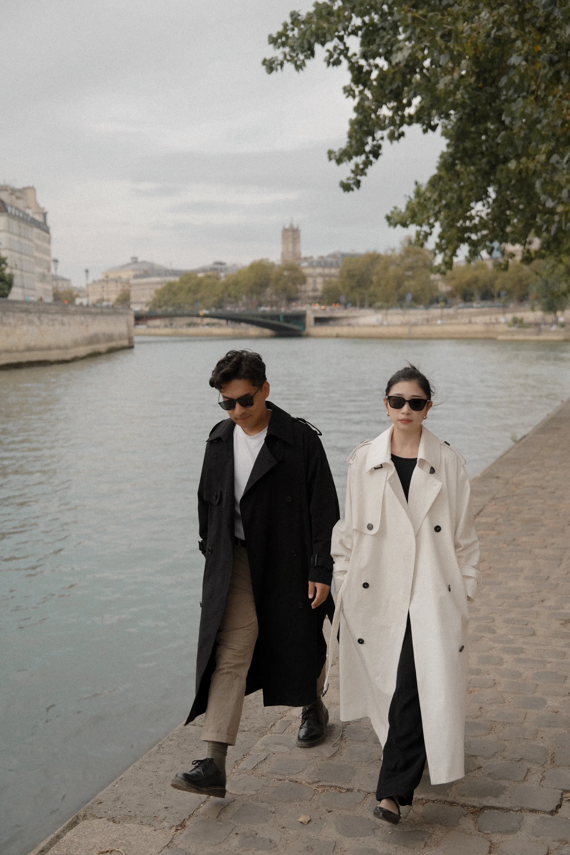Gender Free Trench Coat - Khaki