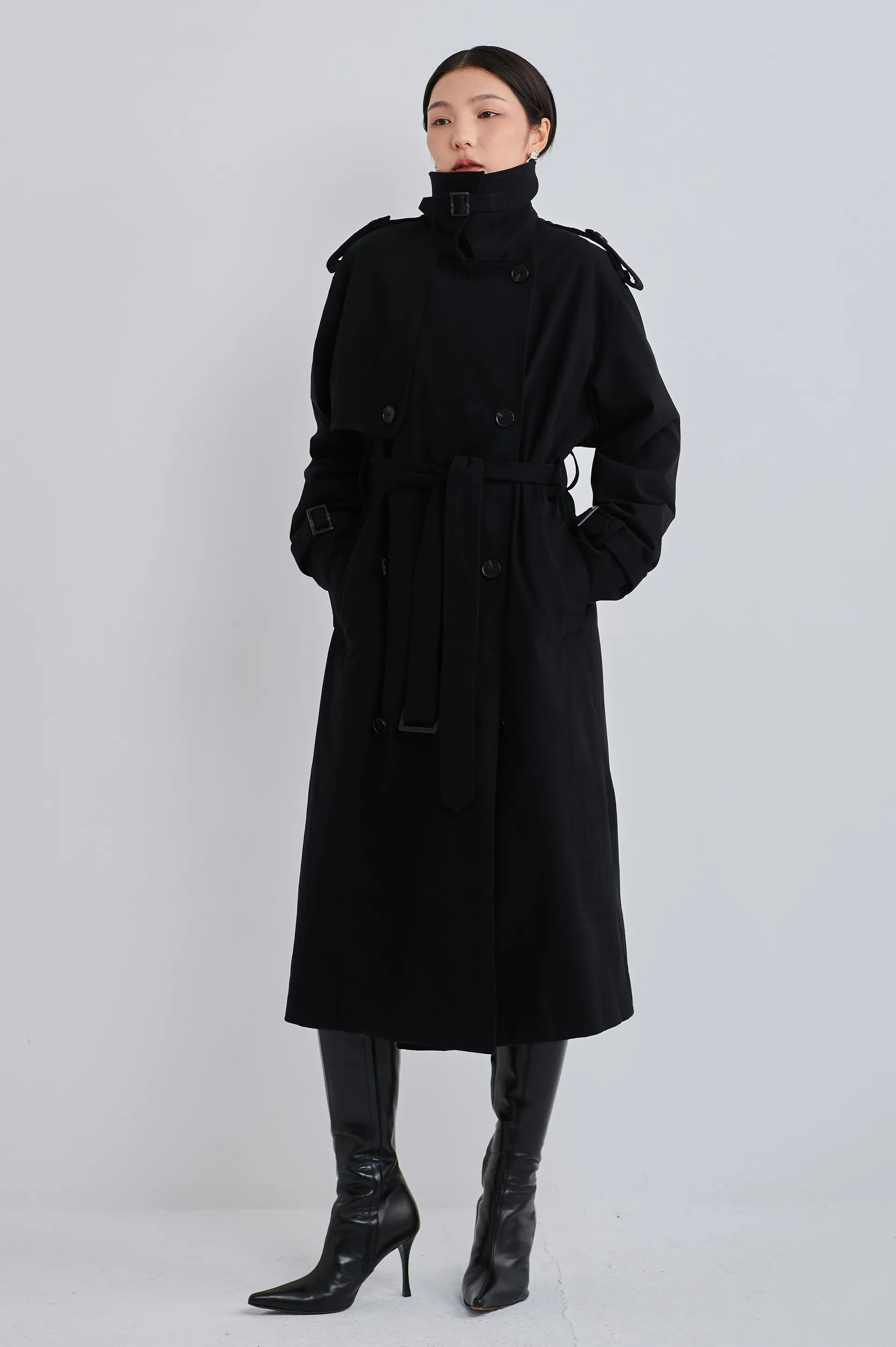 Gender Free Trench Coat - Khaki