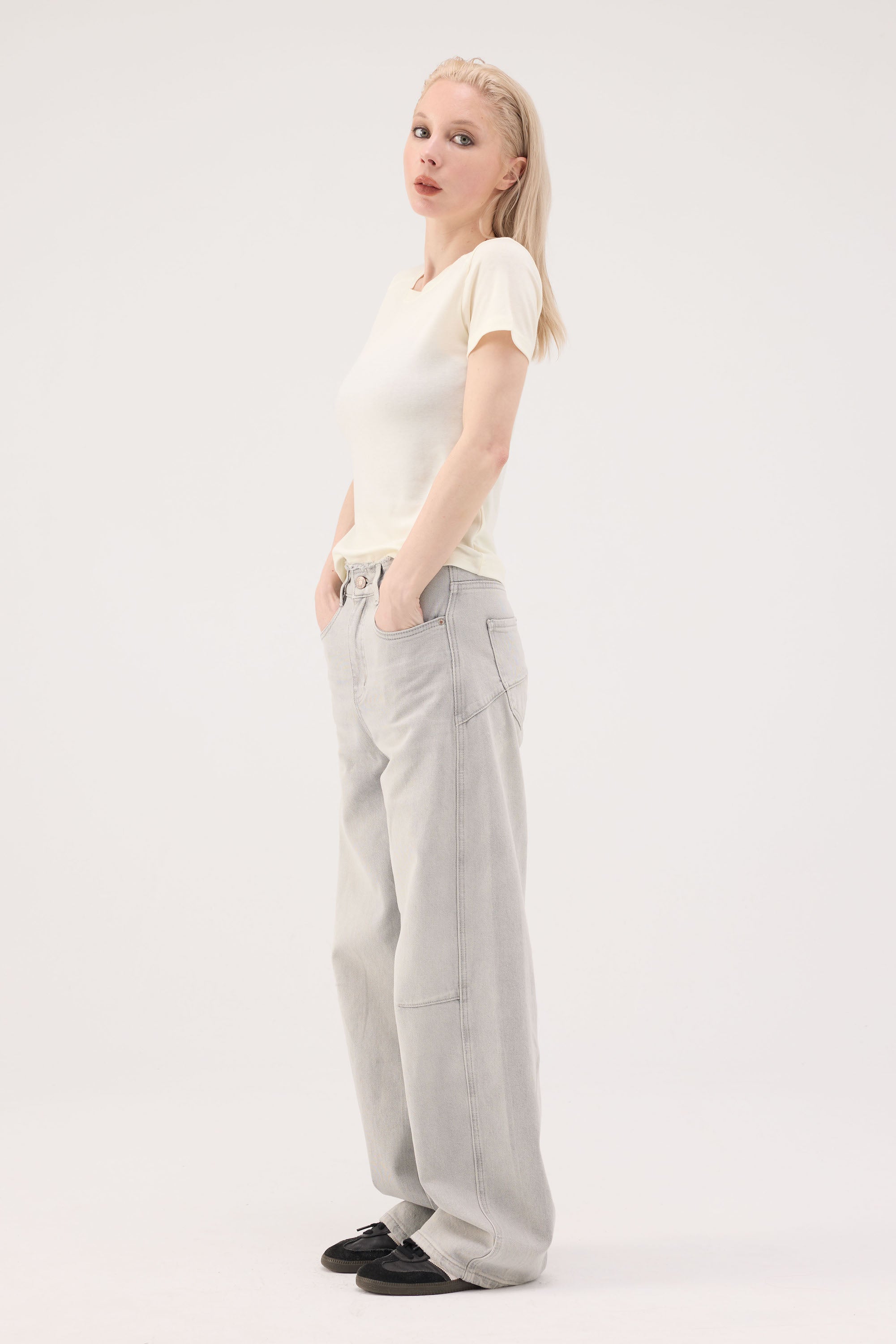 EcoSense Lyocell Merino Blend Tee - White